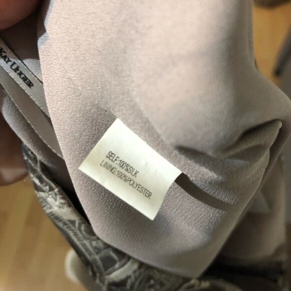 Kay Unger Silk A-Line Skirt Size 8 - Picture 7 of 7